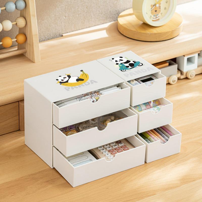 Aufbewahrungsboxen für Kosmetika im Schreibtisch-Schubladenstil, für Zuhause, Kunststoff, Schmuckschatulle für Bürobedarf, Kleinigkeiten, Organisationsbehälter, Make-up-Koffer