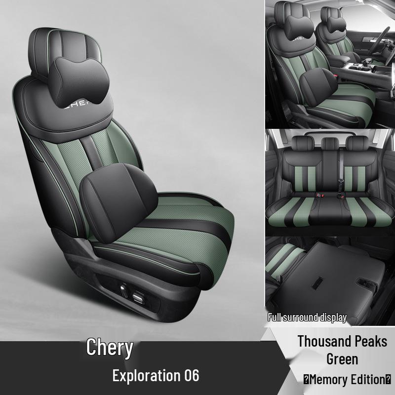 Universal Full Leather Car Seat Cushion for 2006 Explore, Five-Seat, Four Seasons - New Model