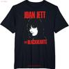 Joan Jett And The Blackhearts 2025 Tour T Shirt Vintage Designer Clothes Streetwear Breathable Versatile Homme Slightly