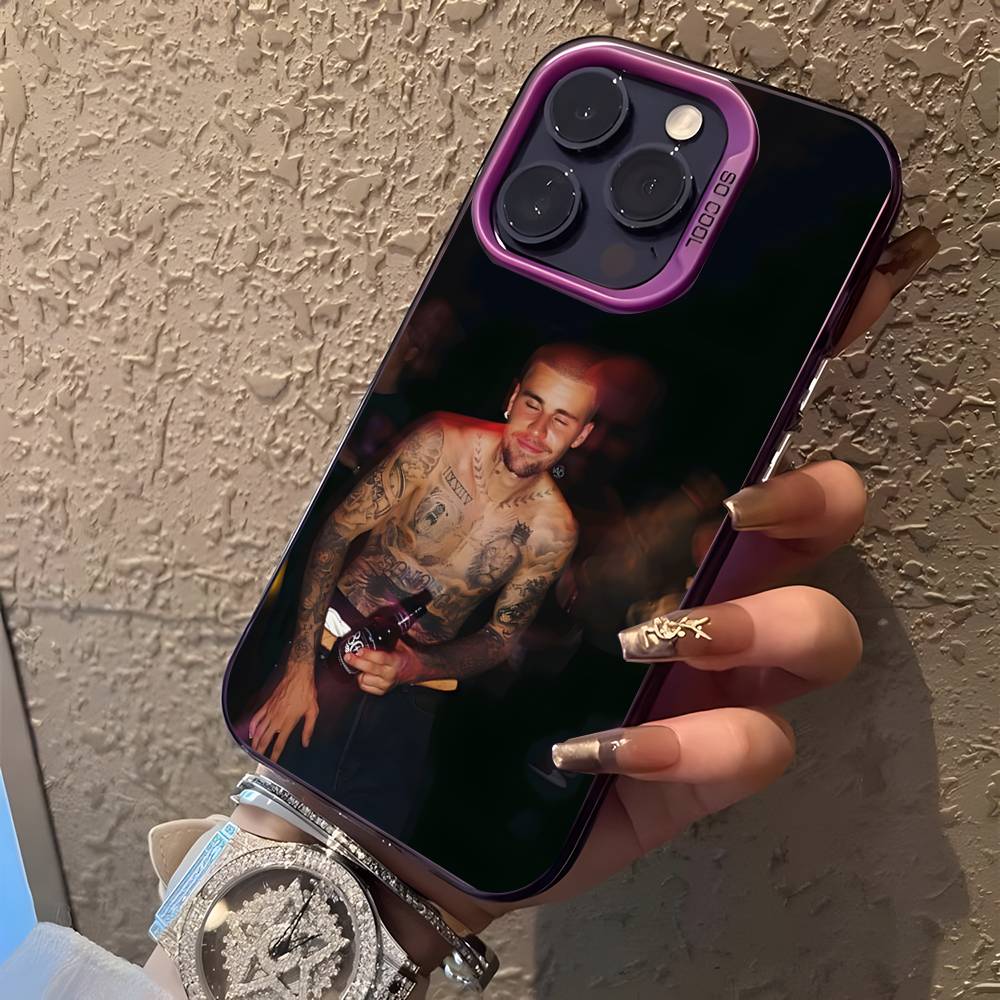 SWAG J-Justin B-Bieber Для Фиолевой Конфеты Матовый Чехол iPhone 17,16,15,14,13,12,11,Mini,Pro,E,SE4,XS,MAX iPhone17Promax