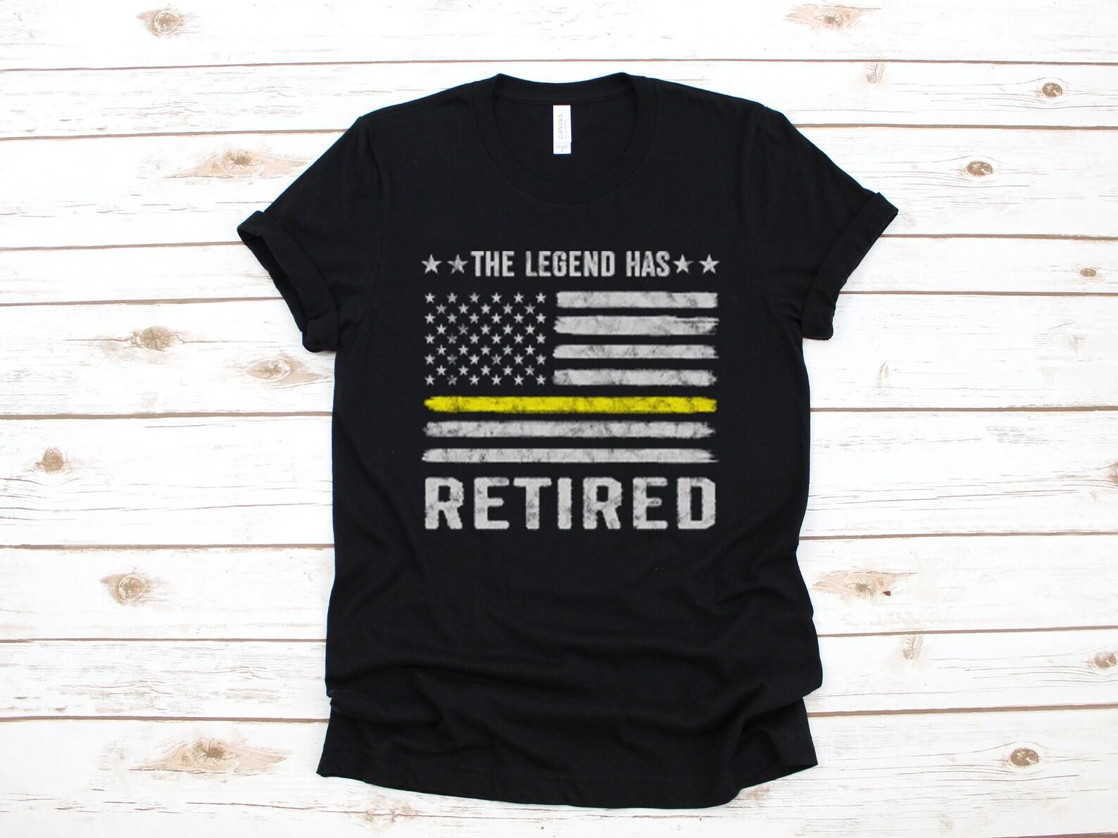 Retired 911 Dispatcher T-Shirt, Legend Retired Emergency Operator Shirt, Tank Top, T-shirt, T-shirt,T-shirt XL
