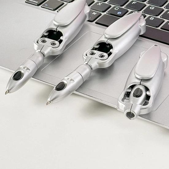Office Ink Gel Pen Removable Refill Design Smooth Writing Ballpoint Pen Novelty Squid Transforming Pen Stationery Gift