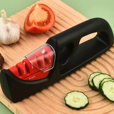 Three- Or Four-Stage Multi-Functional Knife Sharpening Stone For Handheld Sharpening