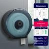 Abdo Waterproof Countertop Large Roll Toilet Paper Dispenser
