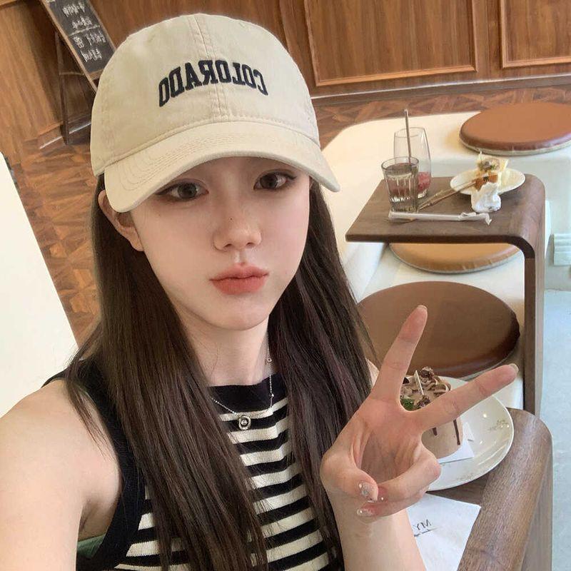 

Big Head Circumference Baseball Hat Wig One-Piece Women s Long Straight Hair Twist Braid Wide Brim Face Small plus Big Summer Peaked Cap Beige + cold brown long straight hair