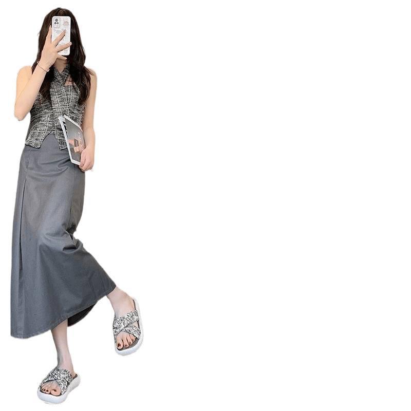 Women's Summer Thick-Soled Slippers: New Chinese Style, Sponge Cake Heel, White/Black