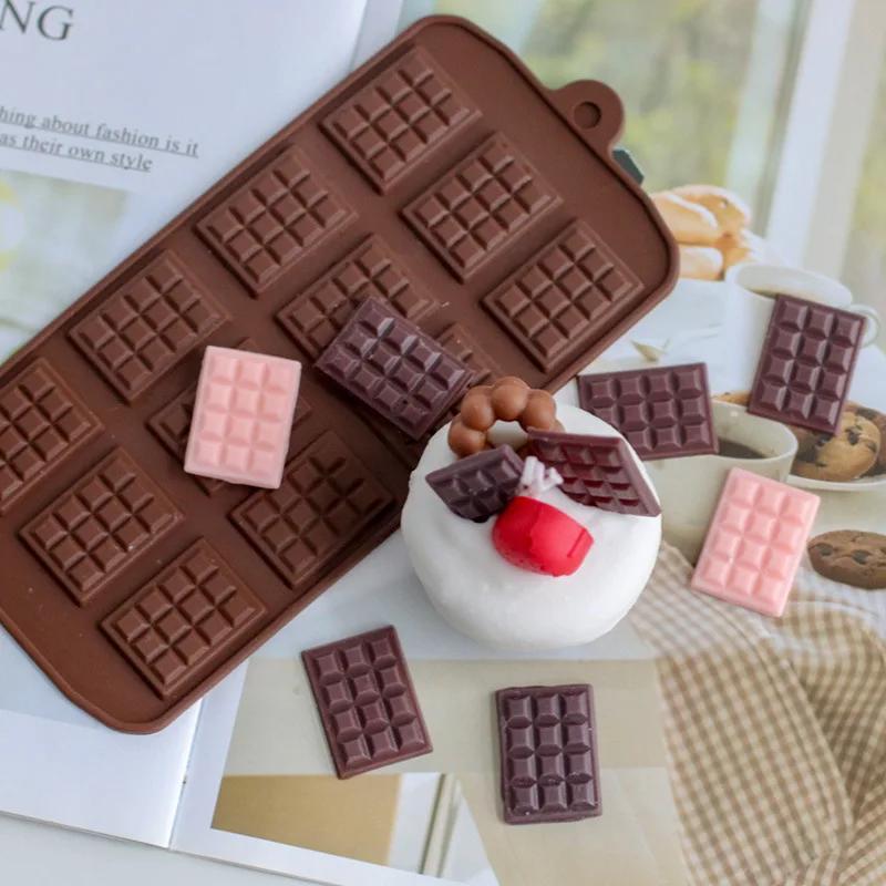 1pc Chocolate Mold 3D Silicone Mold Dubai Chocolate Mold Chocolate bar Mold Candy Fondant Mold Baking Tools Kitchen Accessories