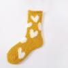 Medium tube winter thickened coral fleece thermal stockings cute cotton socks sleep socks home floor socks