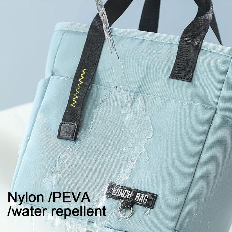 Lunch Thermal Bento Lunch Cooler Bag Adults Insulated Lunch Bag Food Bag for Women Cooler Travel Picnic Handbags WCB16