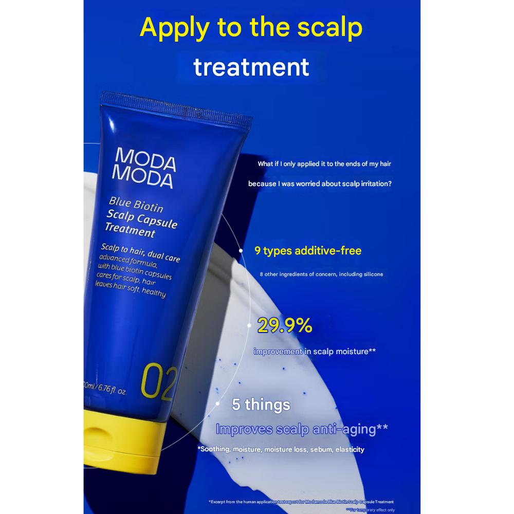 Modamoda Step02 Blue Biotin Scalp Capsule Treatment 200ml/6.76 fl. oz