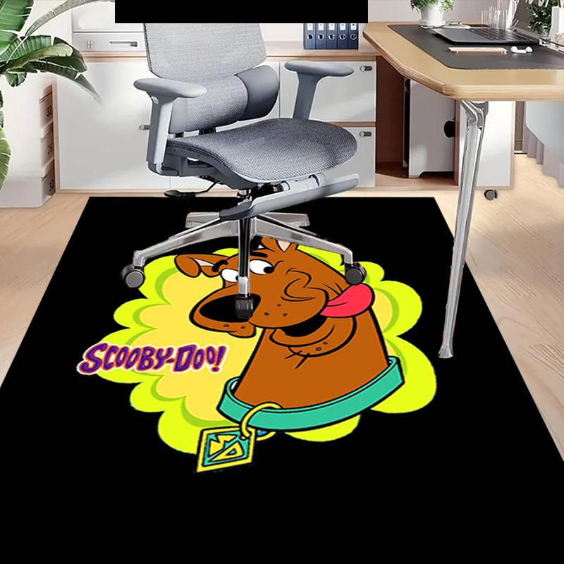 1pc Scoobydoo Mystery Night Carpet for Playroom Bedroom Living Room Sofa Home Decor,kids Game Area Rug Non-slip Floor Mat Y826115