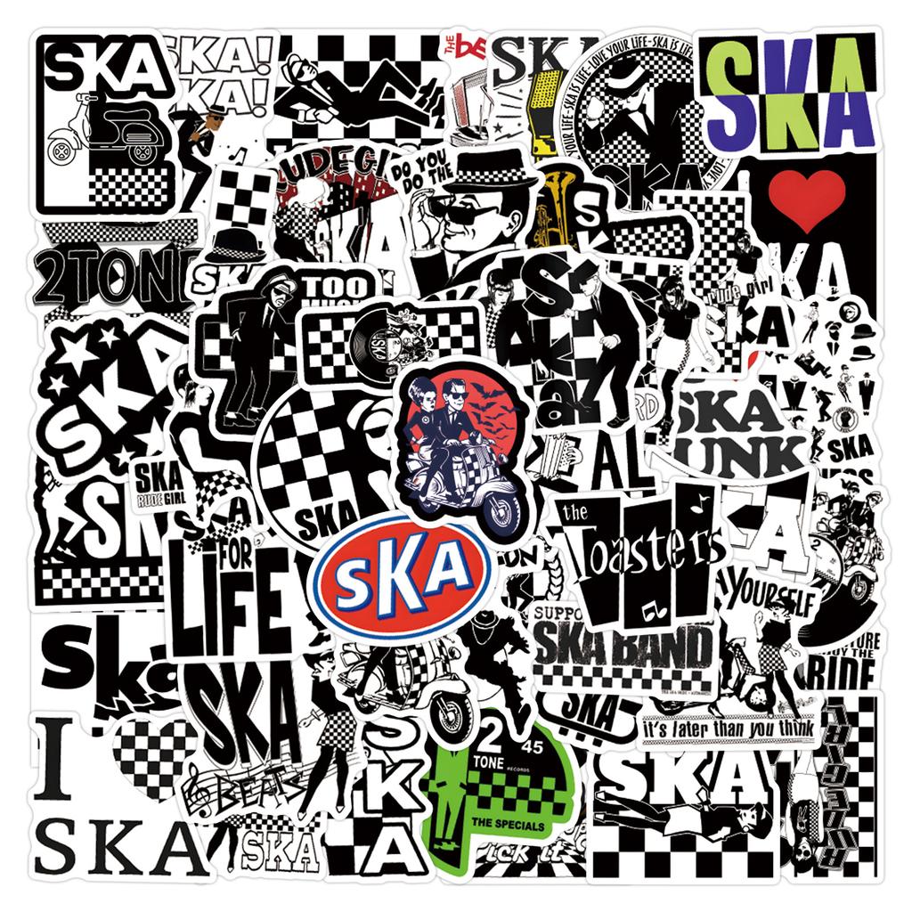 55 New Ska Graffiti Stickers Decorative Scooter Water Cup Helmet Waterproof Stickers