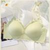 Women Seamless Invisible Thin Wireless Comfortable Push Up Sleep Bra With Thin Straps