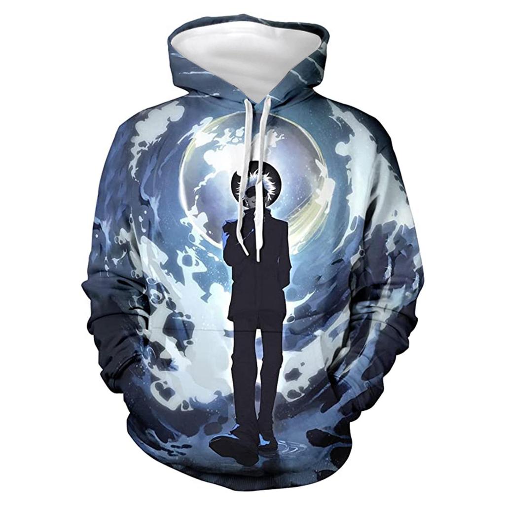Jujutsu Kaisen 3D Print Anime Men's Hooded Sweatshirt