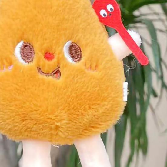 10cm Exquisite Key Fully Filled Pendant Chicken Legs Doll Decorative