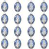 10 Pezzi Nuovo Cattolico Vintage Medaglia della Vergine Maria Collana Orecchini Gioielli Portachiavi Ciondolo Fai da Te Accessori.