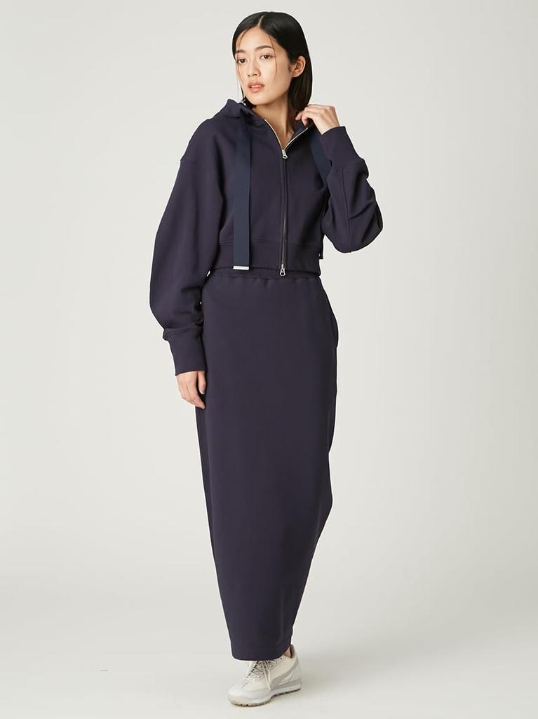 FRAY Sweat Tight Straight Skirt FWCS254271 NVY F I.D.