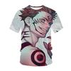 Jujutsu Kaisen Summer Men's Retro Temperament T-Shirt Simple Printed Ryomen Sukuna Short Sleeve T Shirts Outdoor Fitness Breathable T Shirt Tops