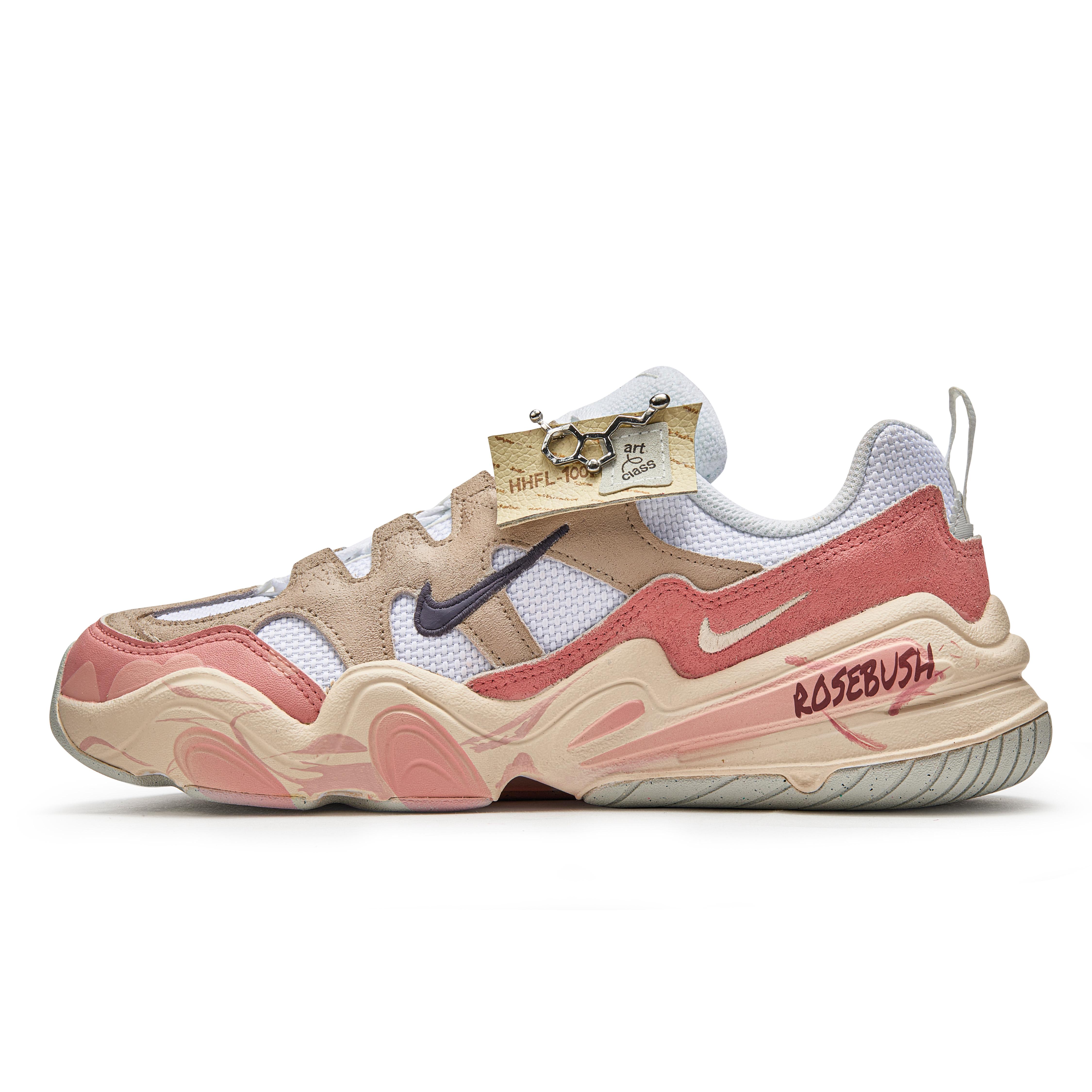 

Nike Tech Hera Cushioning Low top Casual Shoes Women s Red Beige FJ9532-100(TeamM-) 44.5