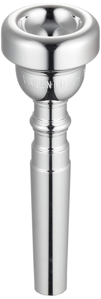 Bach Trumpet Mouthpiece 1E Silver Plated Finish