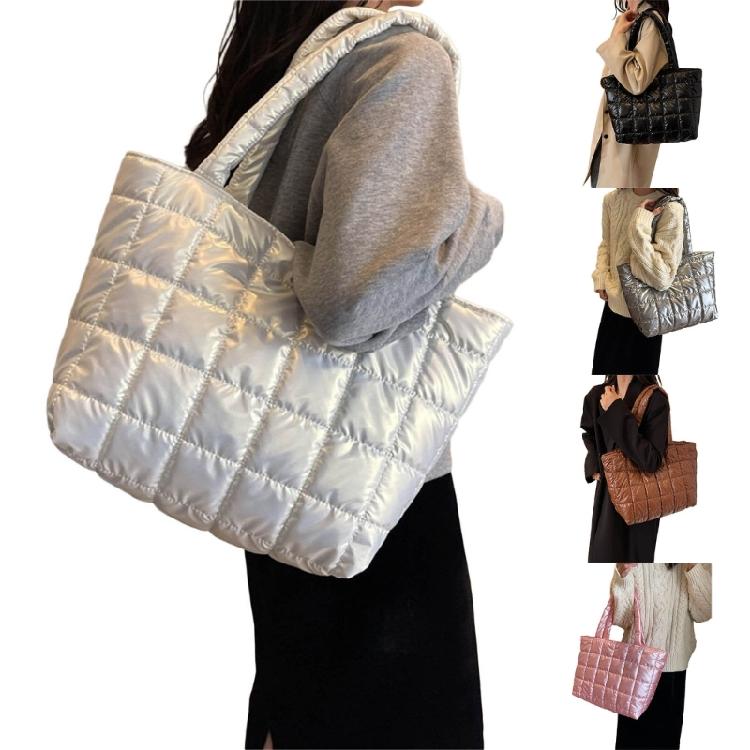 Puffer Bag for Women Functional and Fashionable Shoulder Bag Shopping Handbag