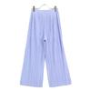 PLEATS PLEASE Light Blue PP41JF252 OPAQUE BOTTOMS Pants Bottoms 3 blueUsed