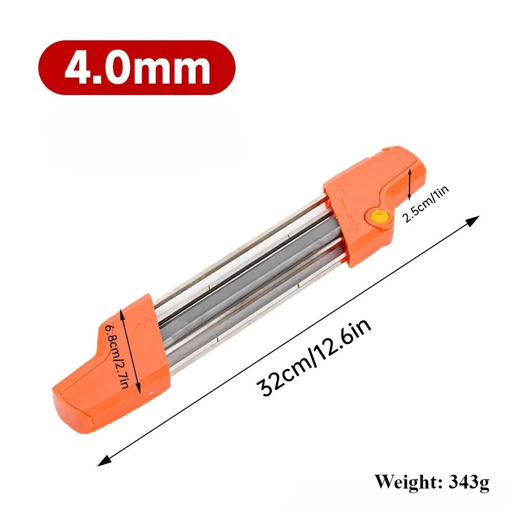 2in1 Chain Sharpener Chains Grinding Tool Manual Chainsaw Sharpener File Grind Fits Chain Saw File 4.0/4.8 mm Whetstone
