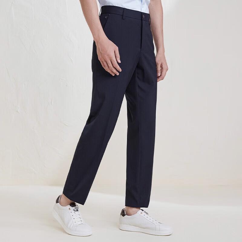 Baoxiniao Men's Business Casual Breathable Straight-Leg Pants
