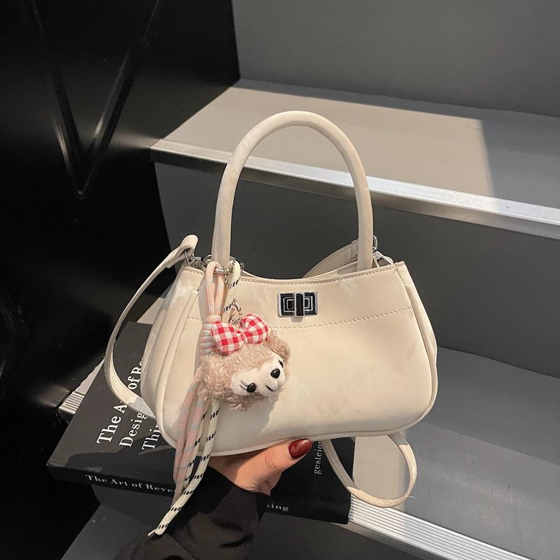Handheld small bag women's new fashion trend bucket bag casual simple shoulder messenger women's bag
