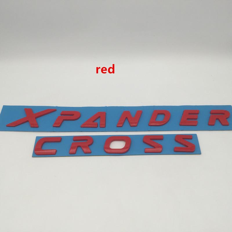 1pcs 3D ABS for XPANDER CROSS Car Letters Front Hood Bonnet Grill Emblem Rear Trunk Badge Sticker Decal Styling Accessories