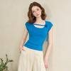 Xiyu Elegant Floral Design Knit Tank Top