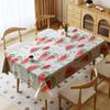 Watermelon-pattern Tablecloth, Rectangular Shape, High-quality Polyester Material