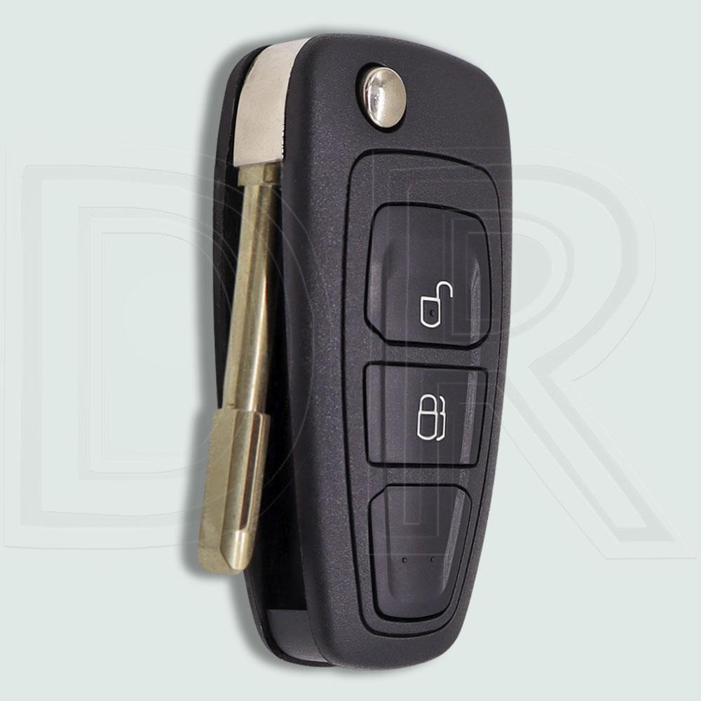 DR 2/3 Button HU101/F021 Blade Car Key Shell Case For Ford Ranger Galaxy Mondeo C-Max S-Max Focus Transit Tourneo Custom MK3 MK4