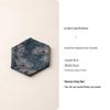 Zen Tie-Dye Hexagonal Fabric Coaster