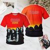 Popular Heavy Metal Band T Shirts Men/Women Fashion Hip Hop Streetwear Oversized Short Sleeve Top Tees
