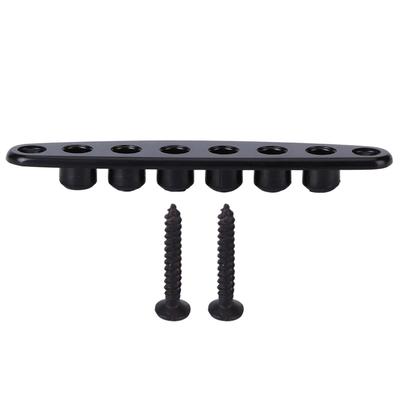 Boccole di Montaggio String-Through per Chitarra in Lega di Zinco Parti per Basso Elettrico Nero