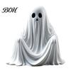 Durable Resin Craft Gifts Spooky Halloween Figurine, Scary Ghost Pumpkin Tabletop Decoration Small Autumn Crafts for Tiered Tray, Shelf, Mantel, Home