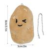 Cute Stuffed Potato Badge Pin Cartoon Potatoes Brooch Pendant Bag Charm Plush Key Chain Decorations Badge Accessory