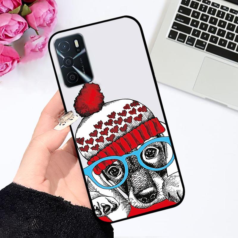 For Oppo A16 A16s 4G Case CPH2269 CPH2271 Fashion Cartoon Shockproof Soft Silicone Phone Cover For OPPO A16s A 16 Coque Bumper