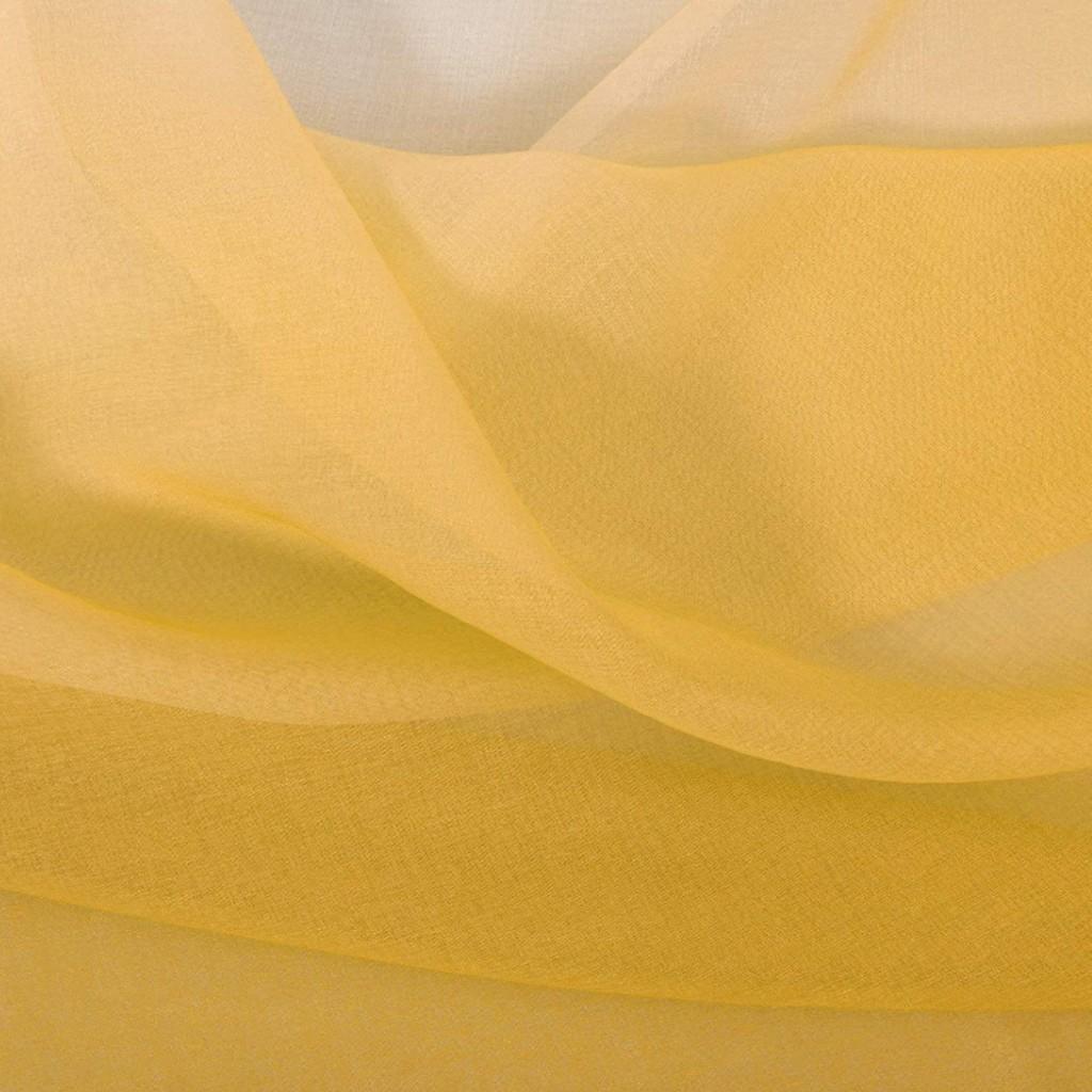 Semi-Sheer Gradient Window Curtain with Faux Grommets and Light Filtering