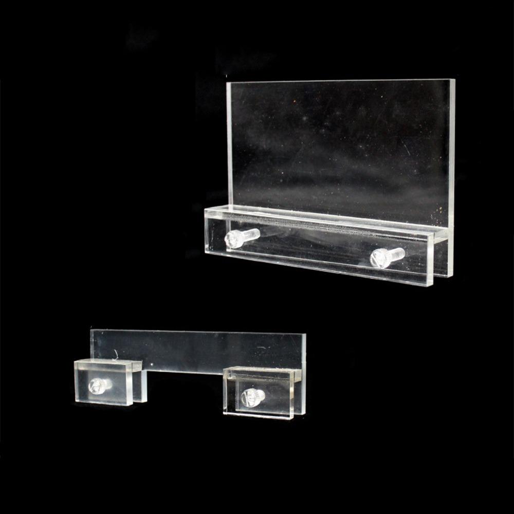 Průhledný akrylový držák LED světla pro akvárium bez vrtání světlo pro akvárium stojan vodní akvárium