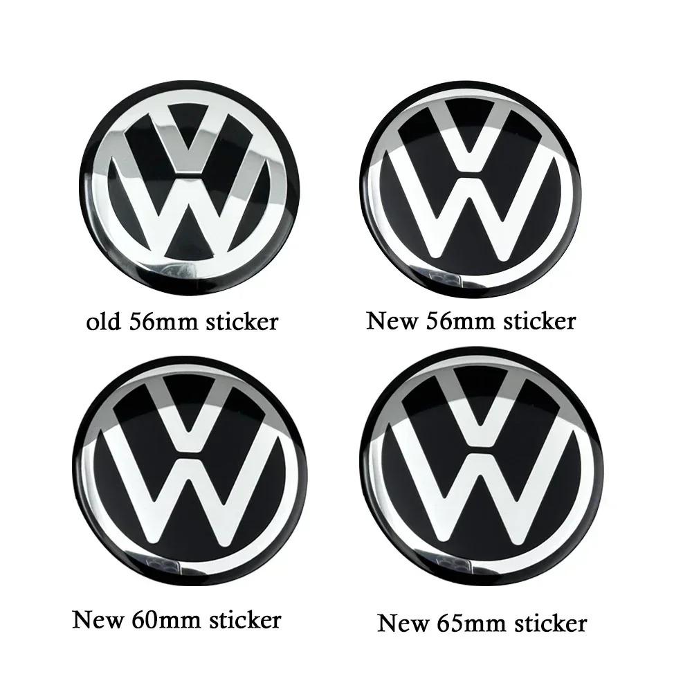 20pcs Black silver 56mm/60mm/65mm Car Wheel Center Hub Caps Sticker Badge Accessories For VW Volkswagen R GTI Golf Caps sticker