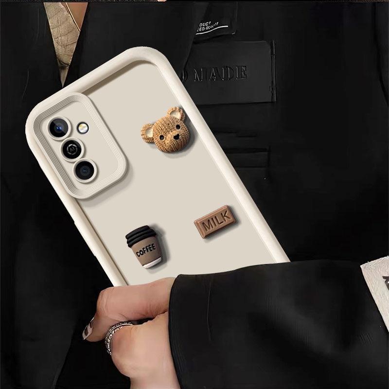 Aplicável ao Capa de Celular Samsung A55A56 Boneca Tridimensional S25s24s23 Boneca de Desenho Animado Note20