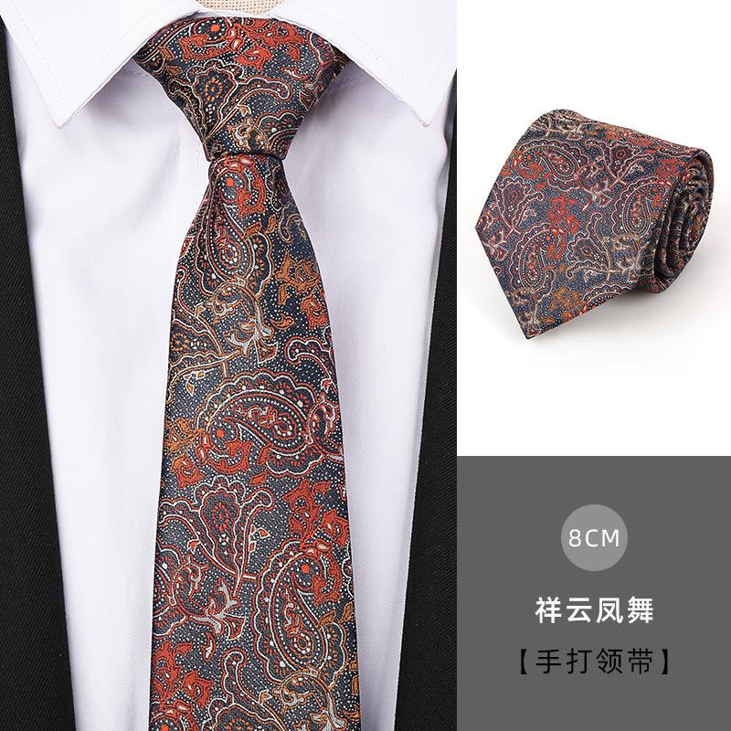 Tie Men'S Dress Business Handsome Blue Strip Zipper Professional Wedding Groom Korean Version Zipper Hand Tie