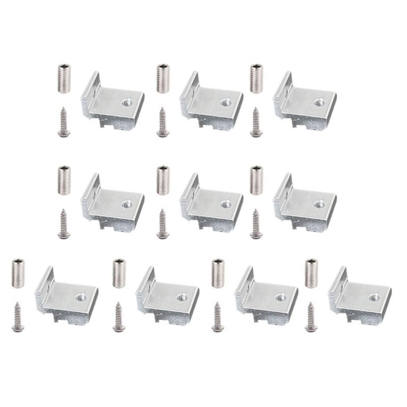 10lots High Strengths Aluminum Shelf Brackets for 202 3030 4040 Profiles Durability and Corrosions Resistant