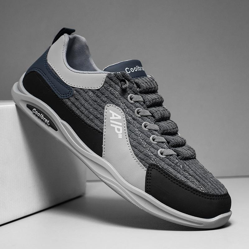 

2024 autumn new men s shoes free of laces trend lazy shoes men s sports single shoes one pedal casual shoes 39 серый