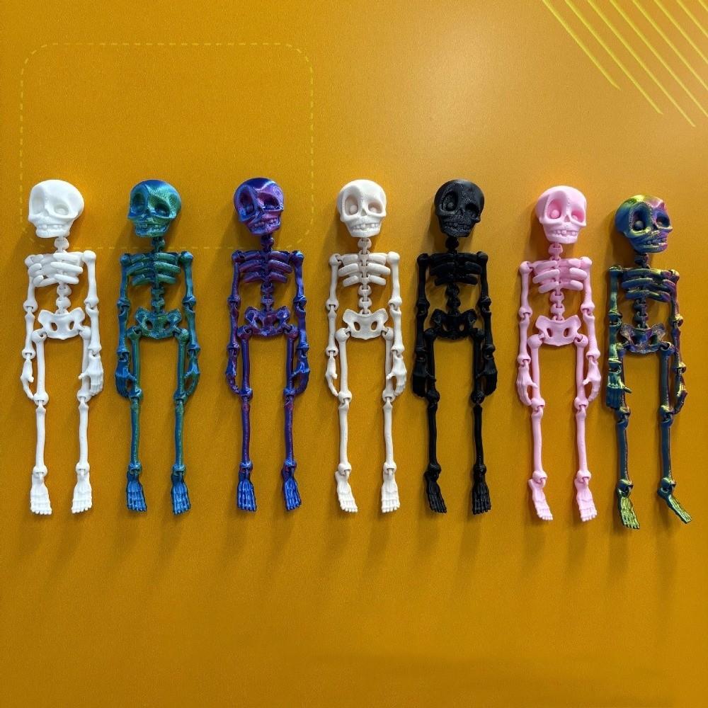 Poseable Skeleton Refrigerator Magnets Movable Joints Decorative Magnets  Office Decor