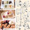 Letter Cookie Cutters Shapes Large 3 Inch - 26 Pcs Stainless Steel Alphabet Letter Cookie Cutter Set Fondant Biscuit Fruit Dough Mold Tools for