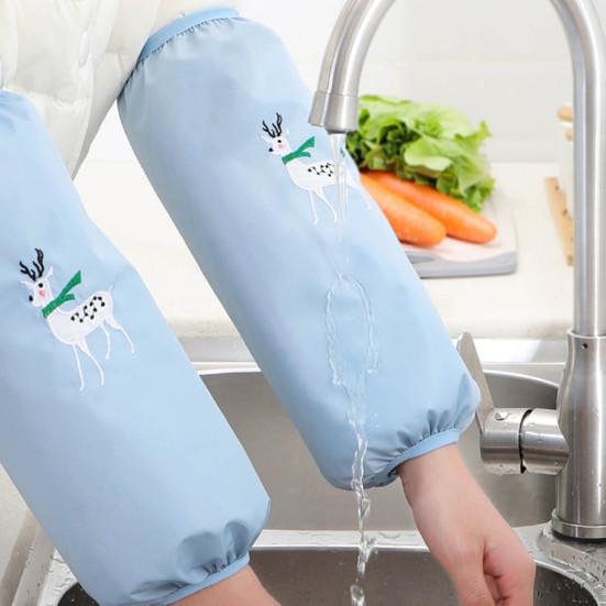 Oversleeves Waterproof Waterproof Oilproof Arm Sleeves Kitchen Protective Oversleeves Cleaning Tools 4PCS