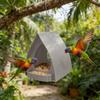 Plastic Bird Feeding Station Large Capacity Wildlife Habitat Versatile Hummingbird Feeder  Yard